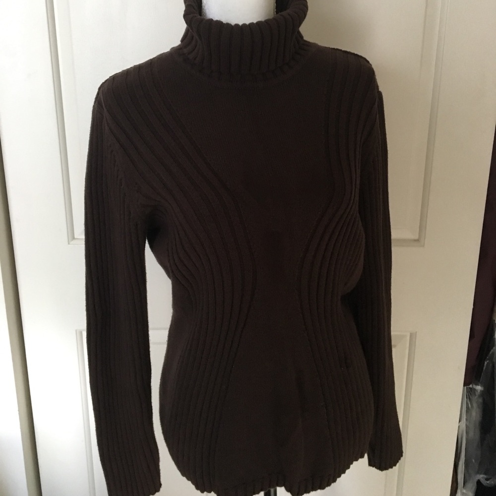 Style Co. Brown Cable Knit Sweater XL